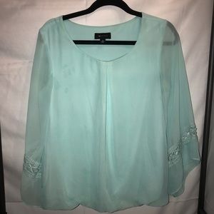 AB Studio Light Blue Blouse